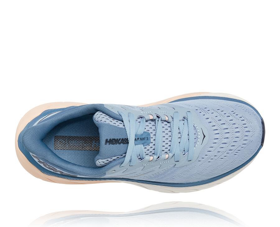 Hoka One One Running Shoes Womens Blue - Arahi 5 - 14829TOIZ